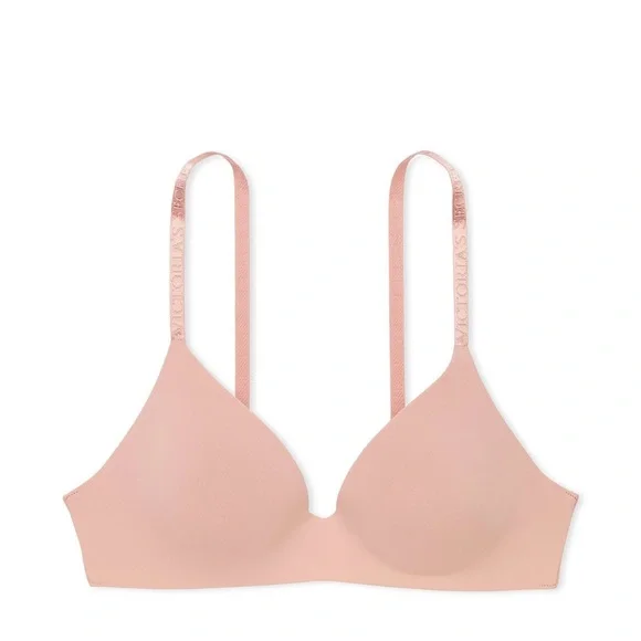 Victoria's Secret Blush T Shirt Wireless Bra Slightly Lined. - Picture 4 of 6